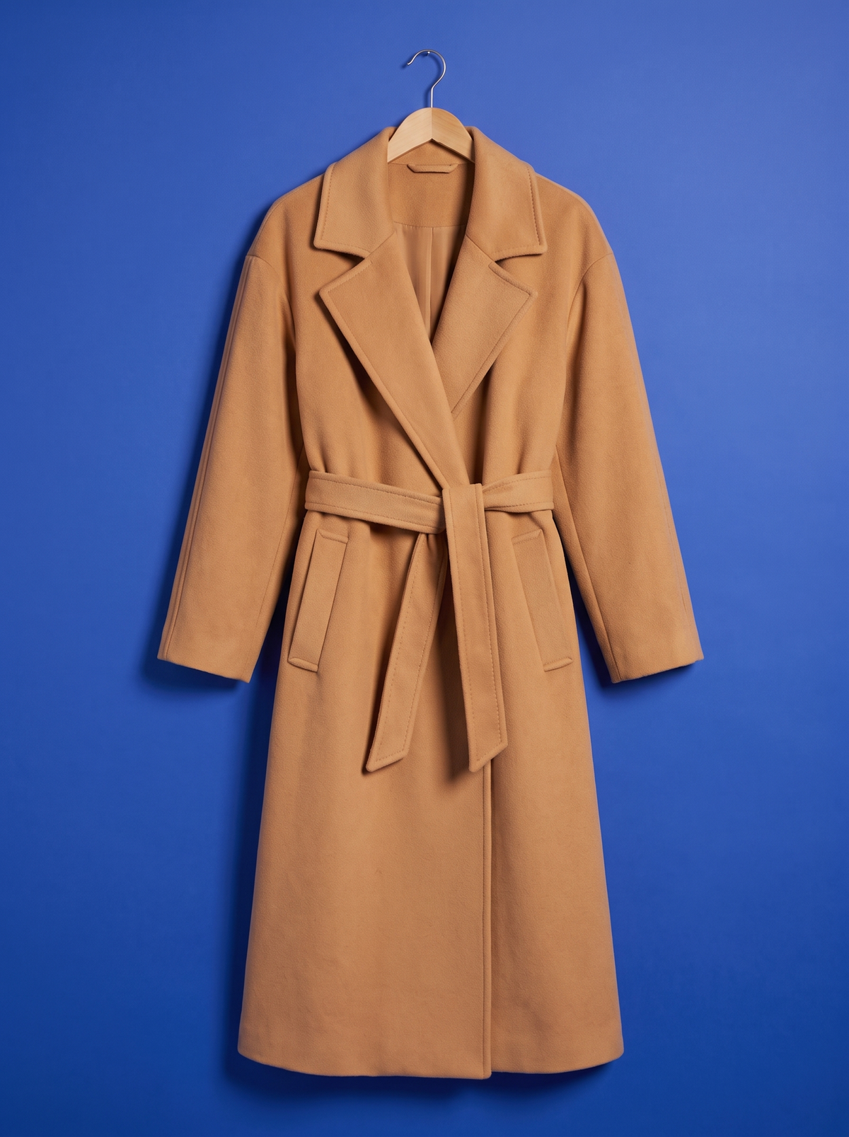 Marguerite Wool Wrap Coat, product shot