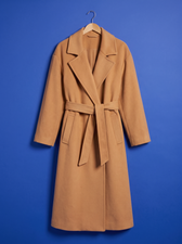 Marguerite Wool Wrap Coat, product shot