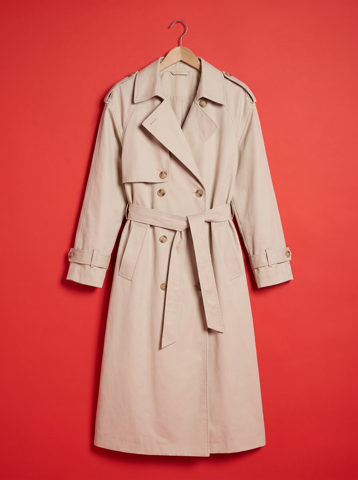 Elodie Belted Trench Coat, product shot