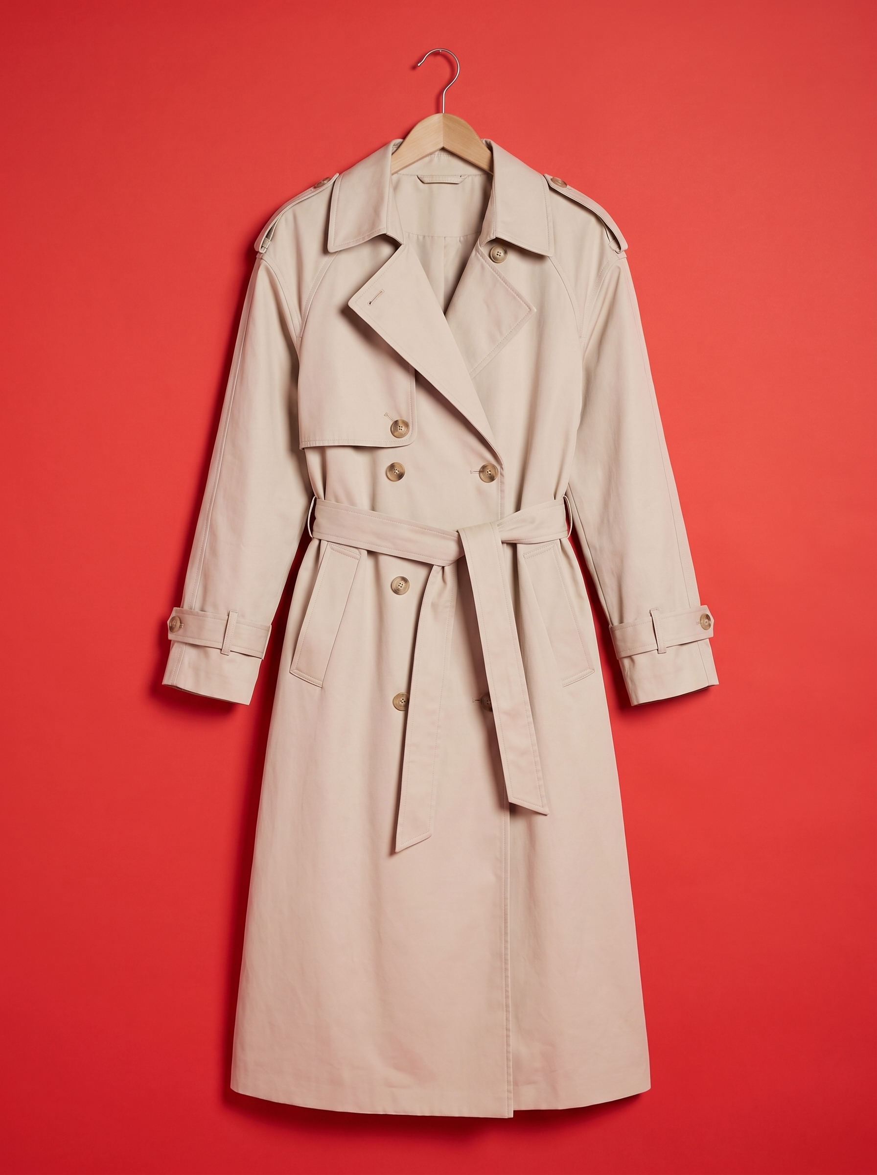 Elodie Belted Trench Coat, product shot