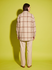 Josephine Wool Overshirt, back view