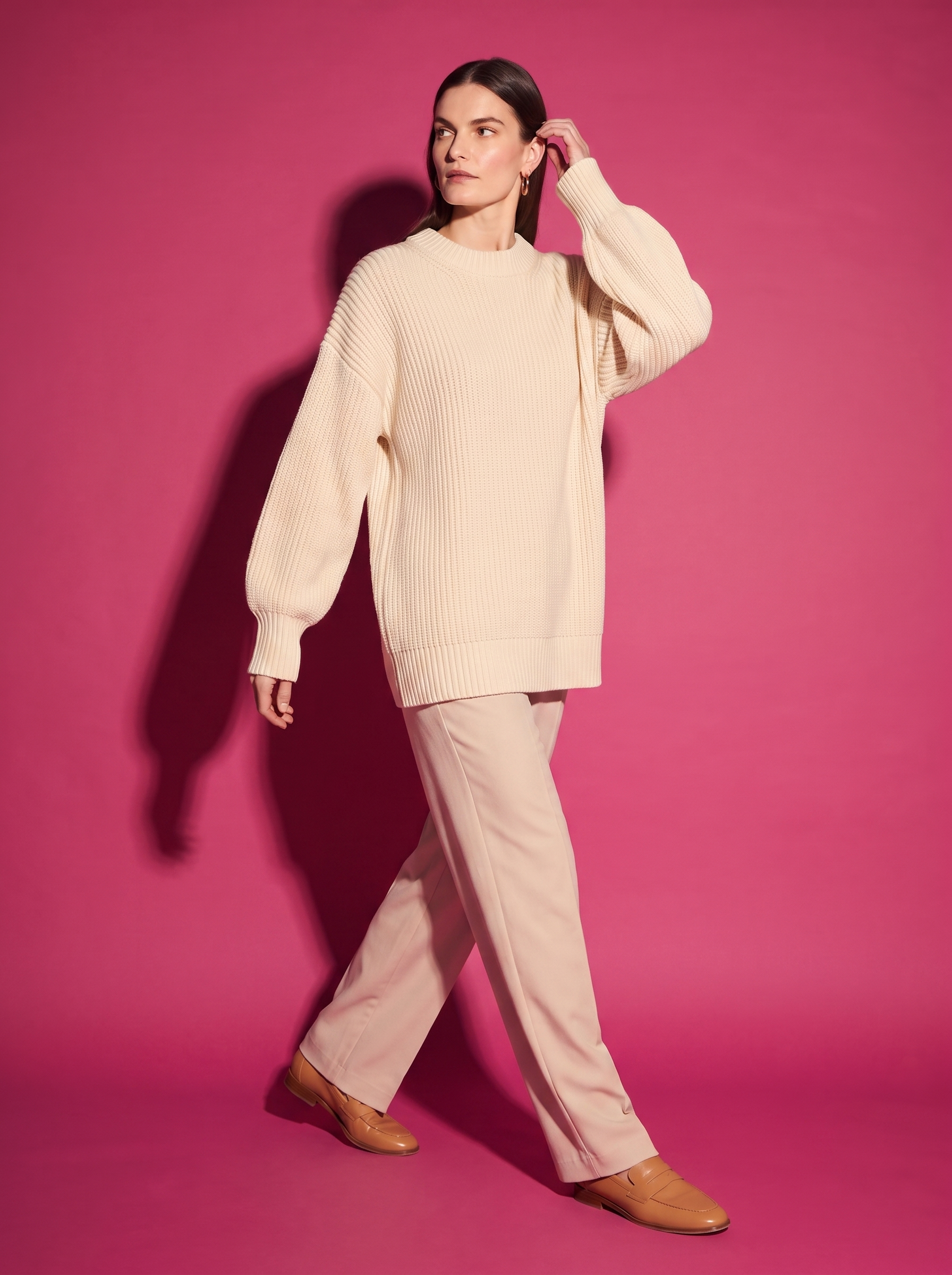 Colette Oversized Knit in Cream