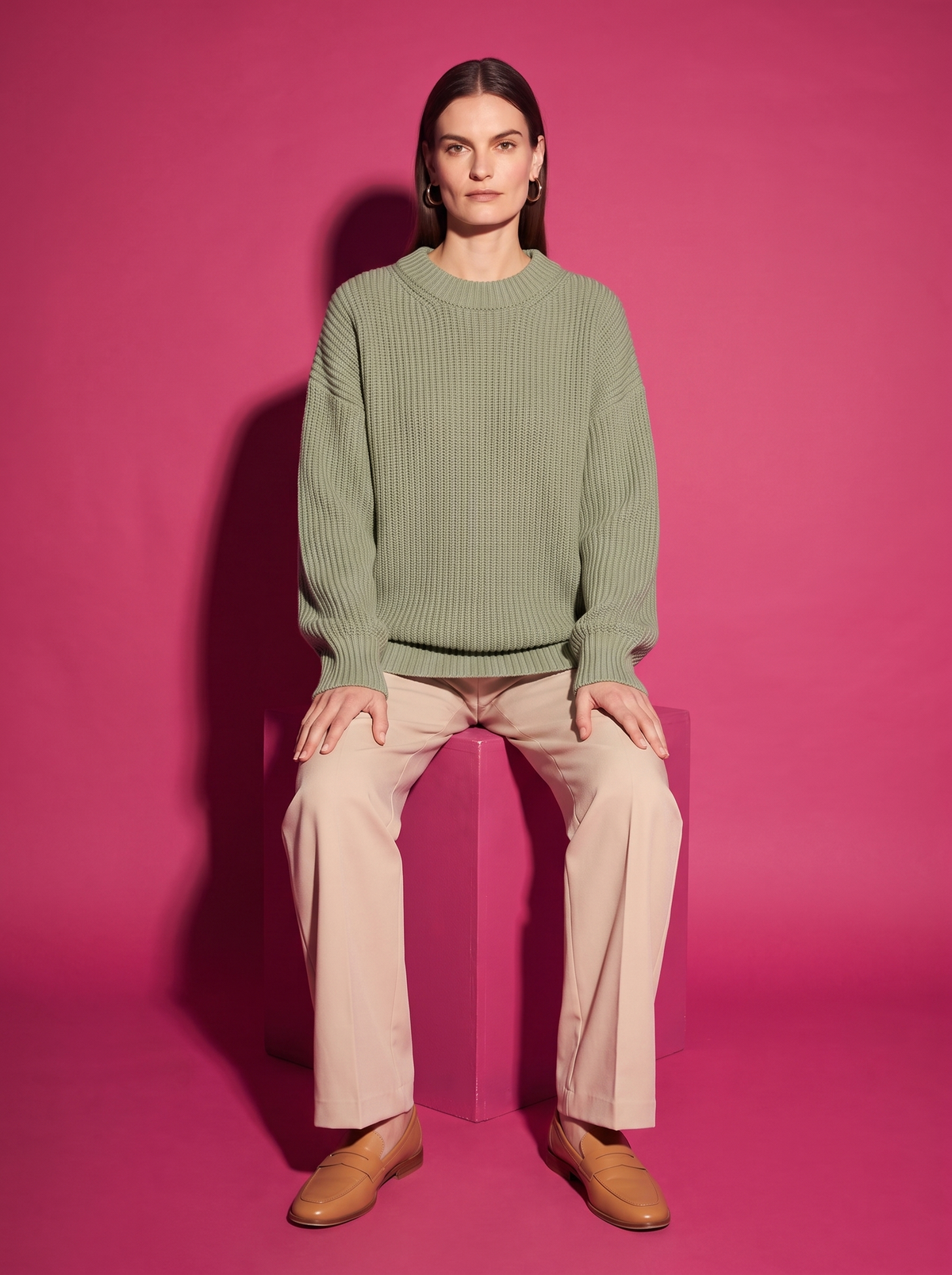 Colette Oversized Knit in Sage